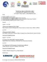 Programma Festival della Politica 2024